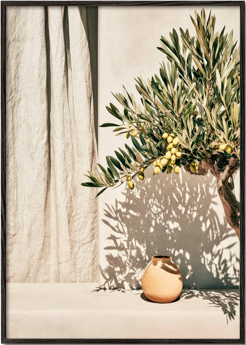 Botanische print olijftak