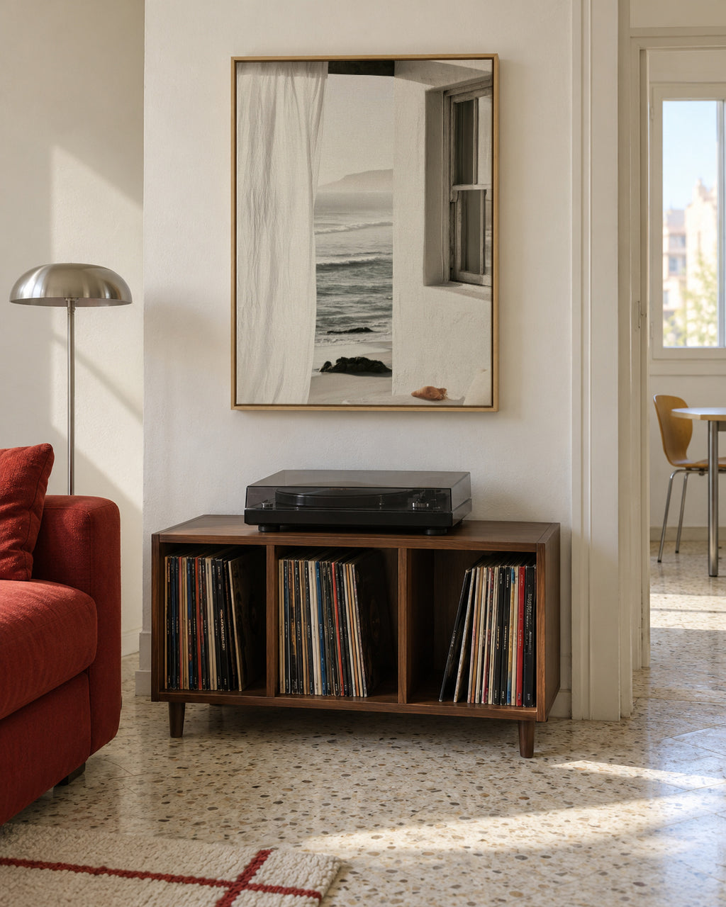 Sea Breeze - Framed canvas in an interior
