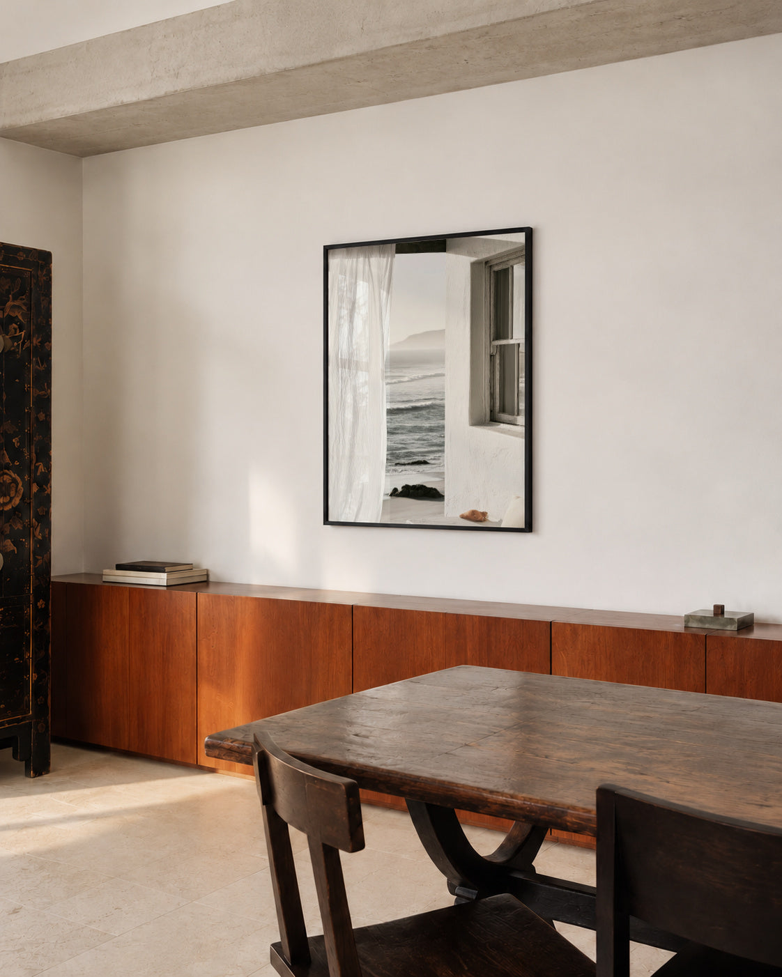 Sea Breeze - Framed poster in an interior