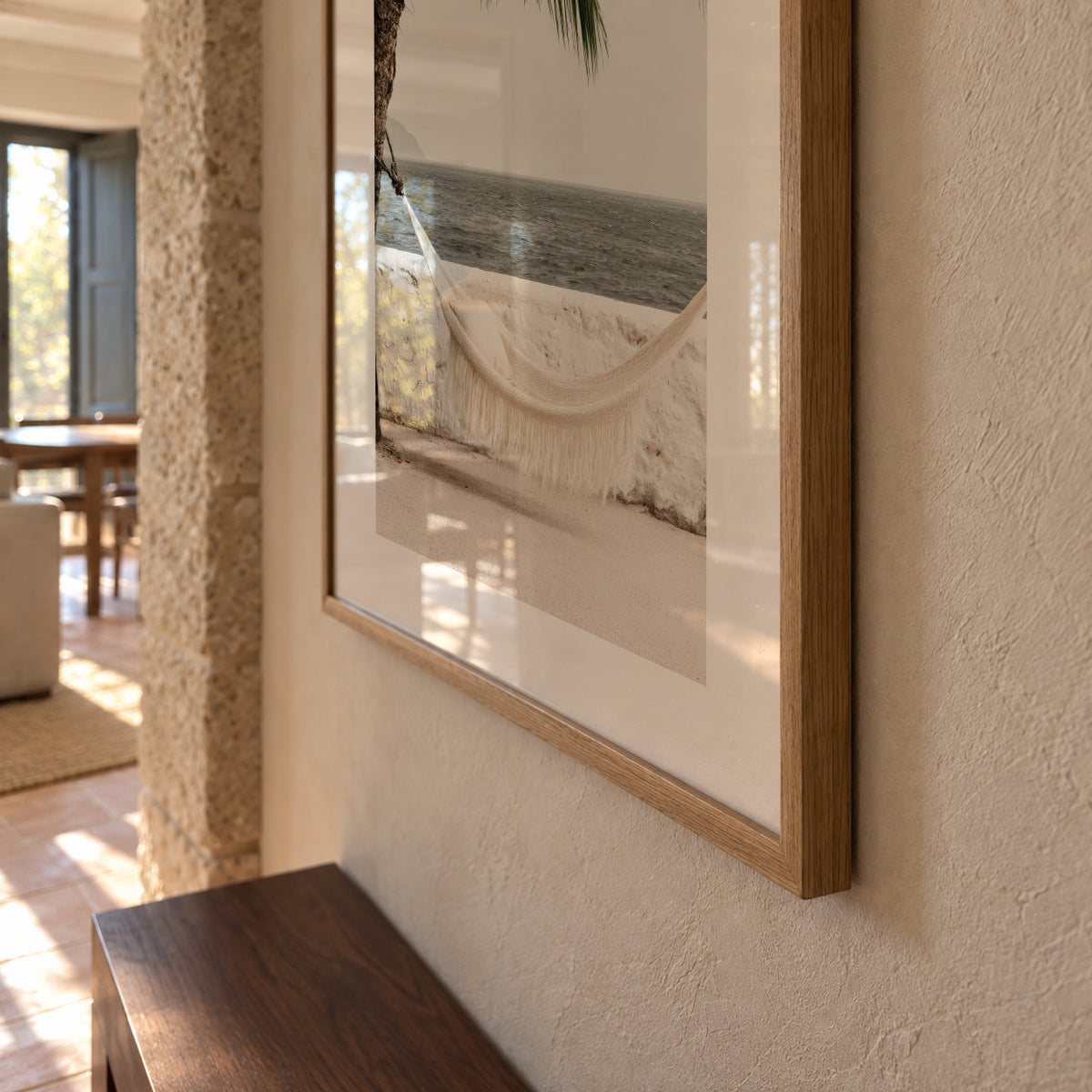 Palm Hammock - Framed poster detail
