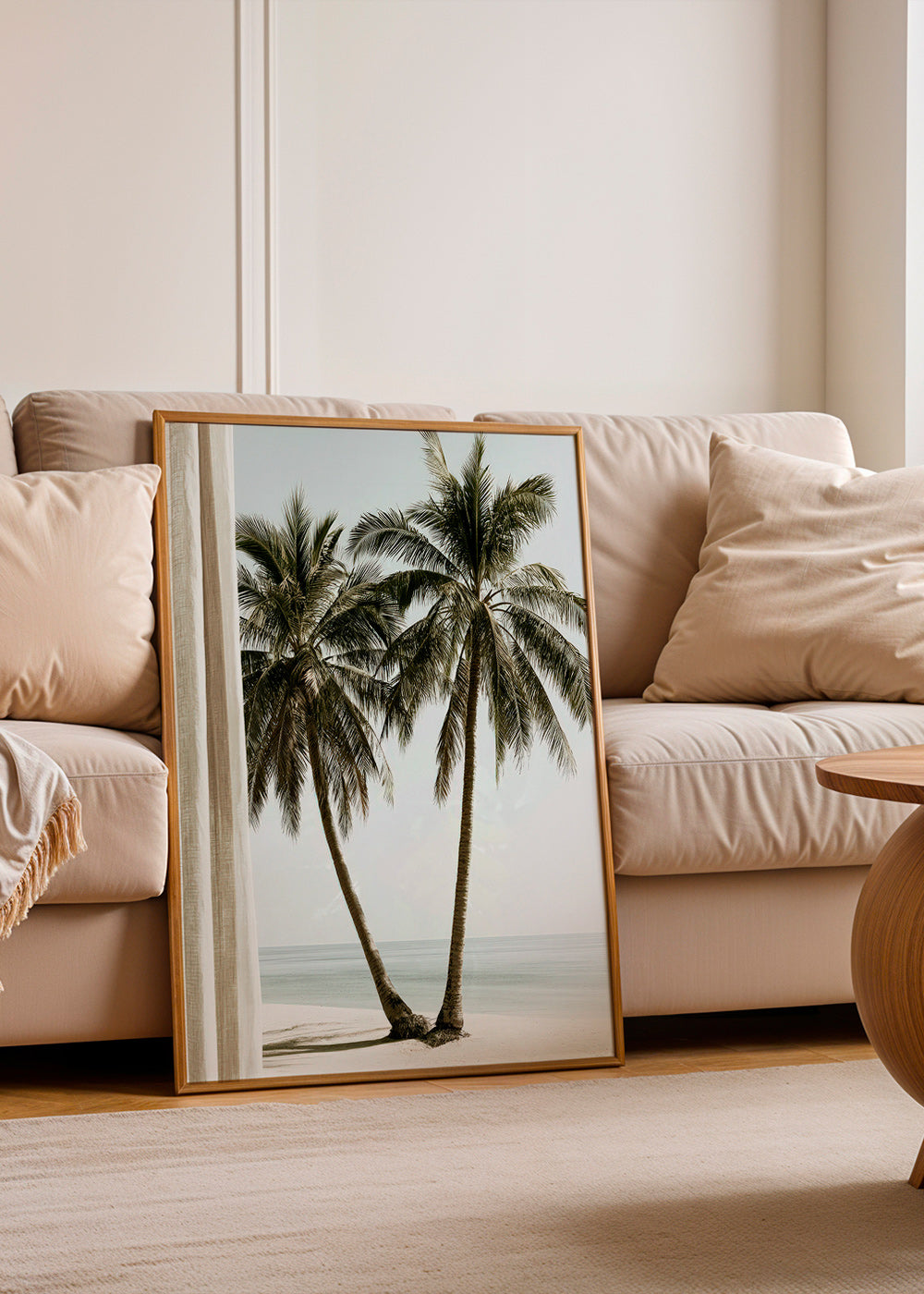 Botanische print twee palmen
