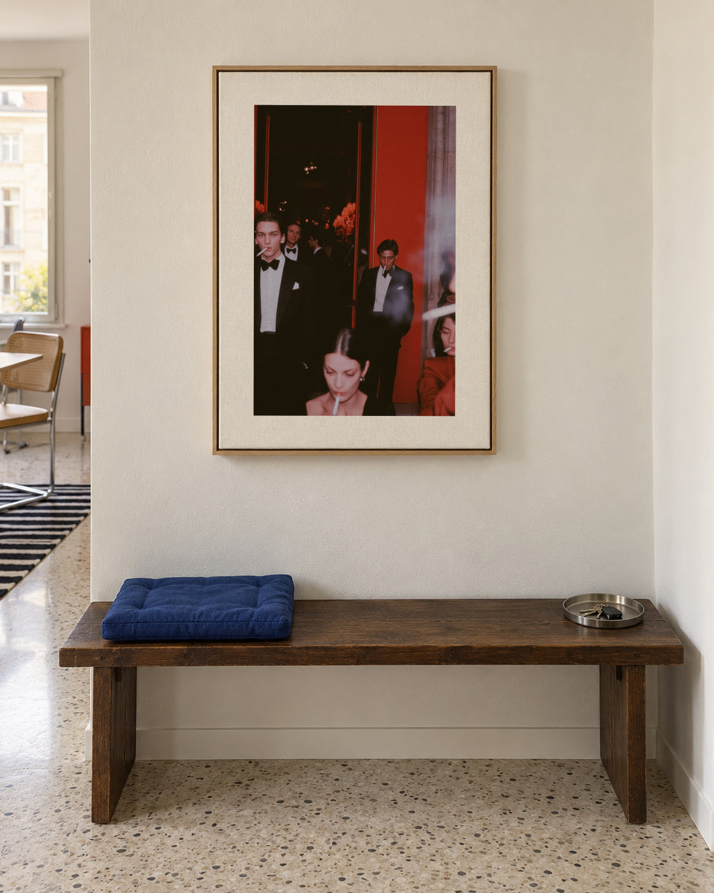 Afterparty - Framed canvas in an interior