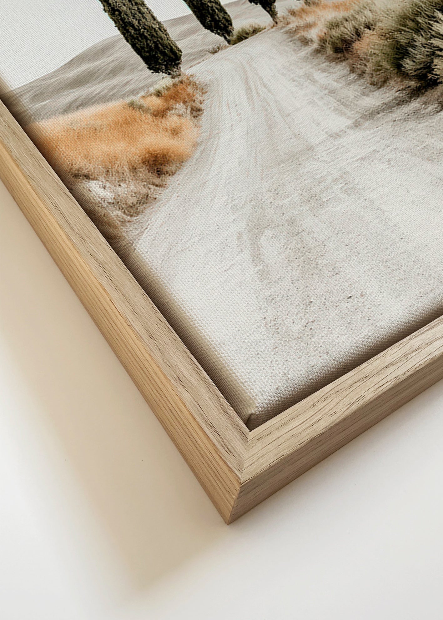 Landschap kunst met cipressenlaan