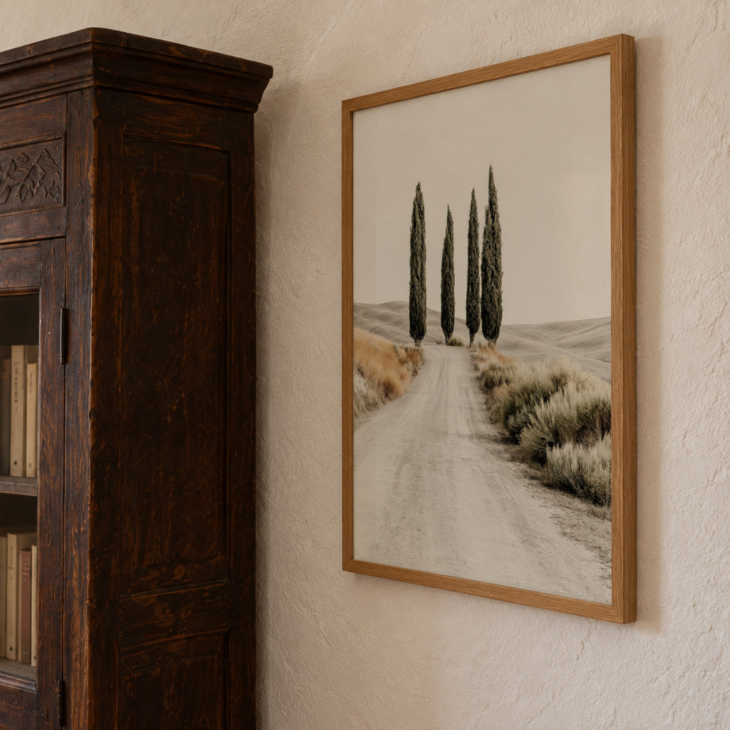 Cypress Road - Framed poster detail