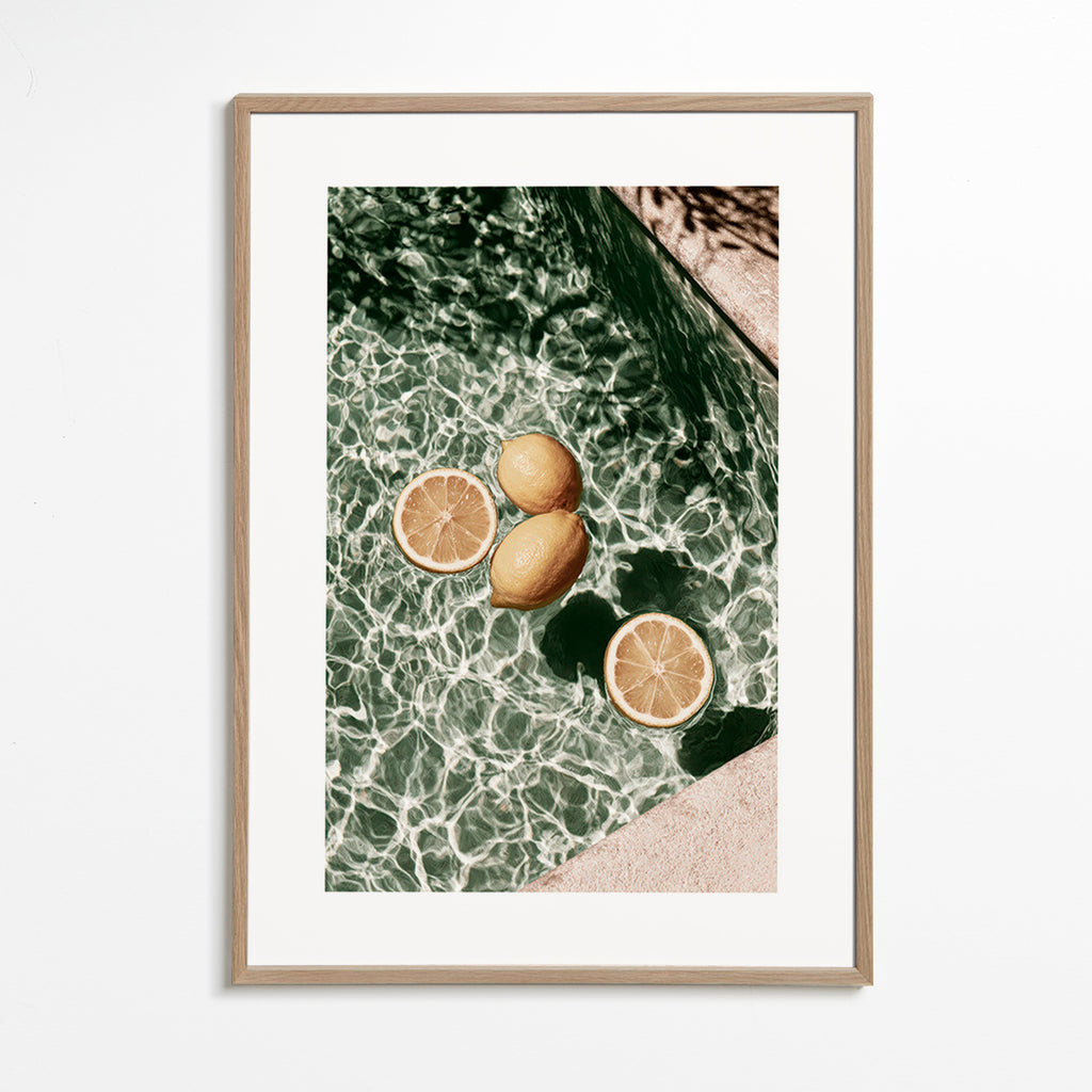 Keuken kunst Citroenen in zwembad