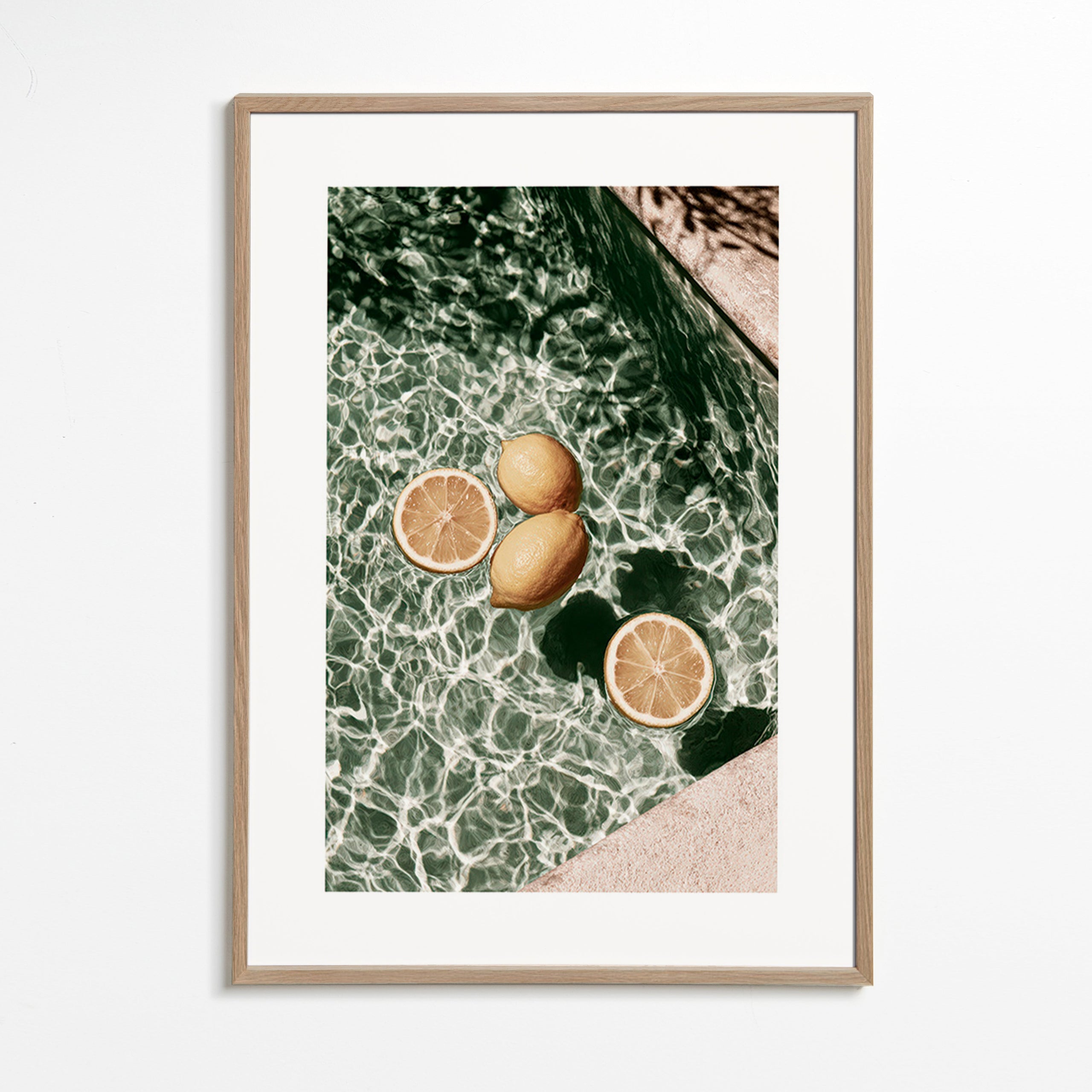 Keuken kunst Citroenen in zwembad