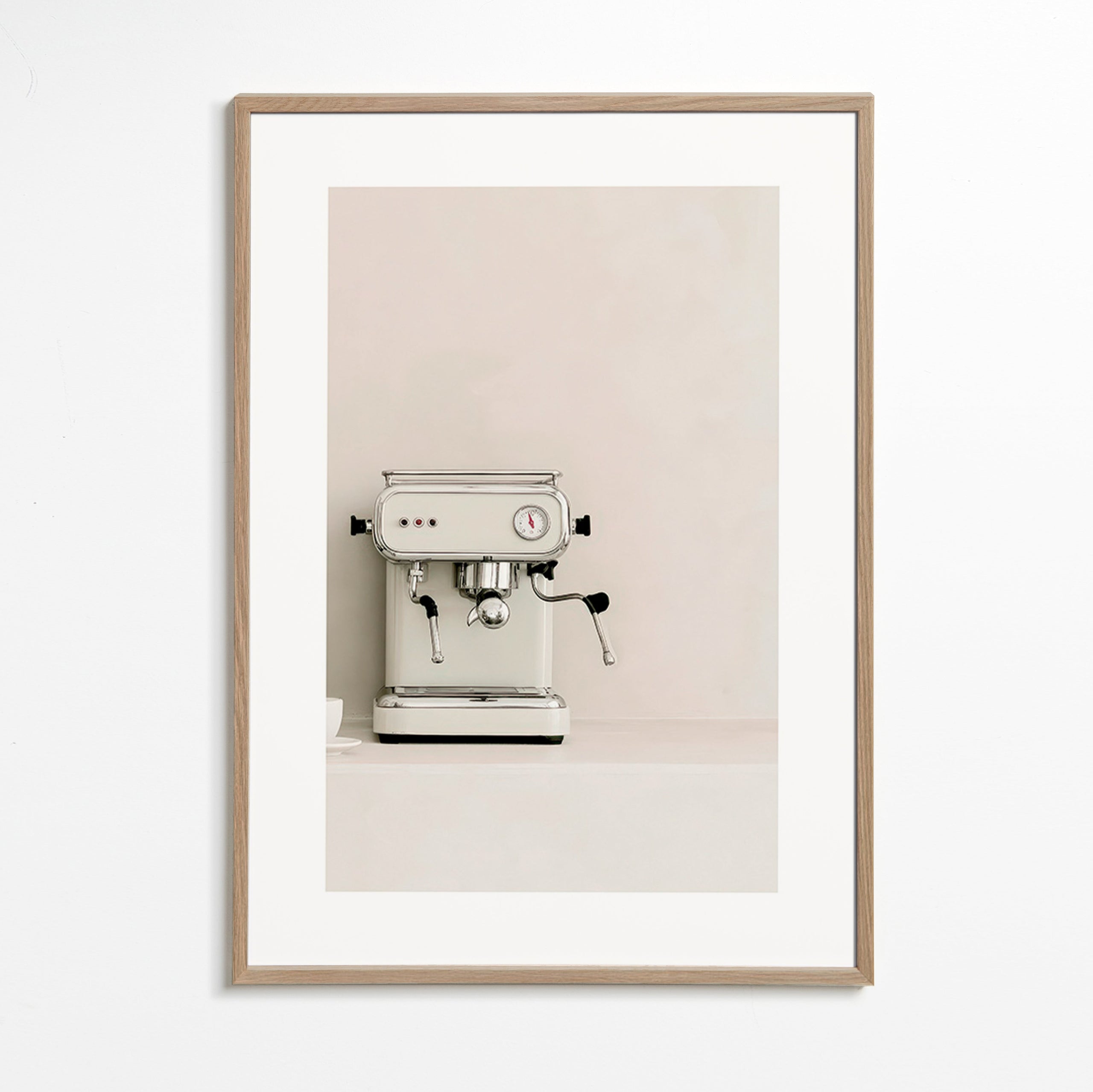 Keuken kunst Espresso machine crème