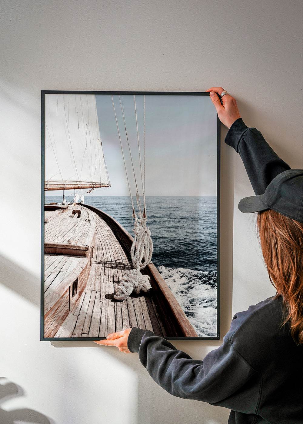 Landschap kunst: boeg van zeilboot