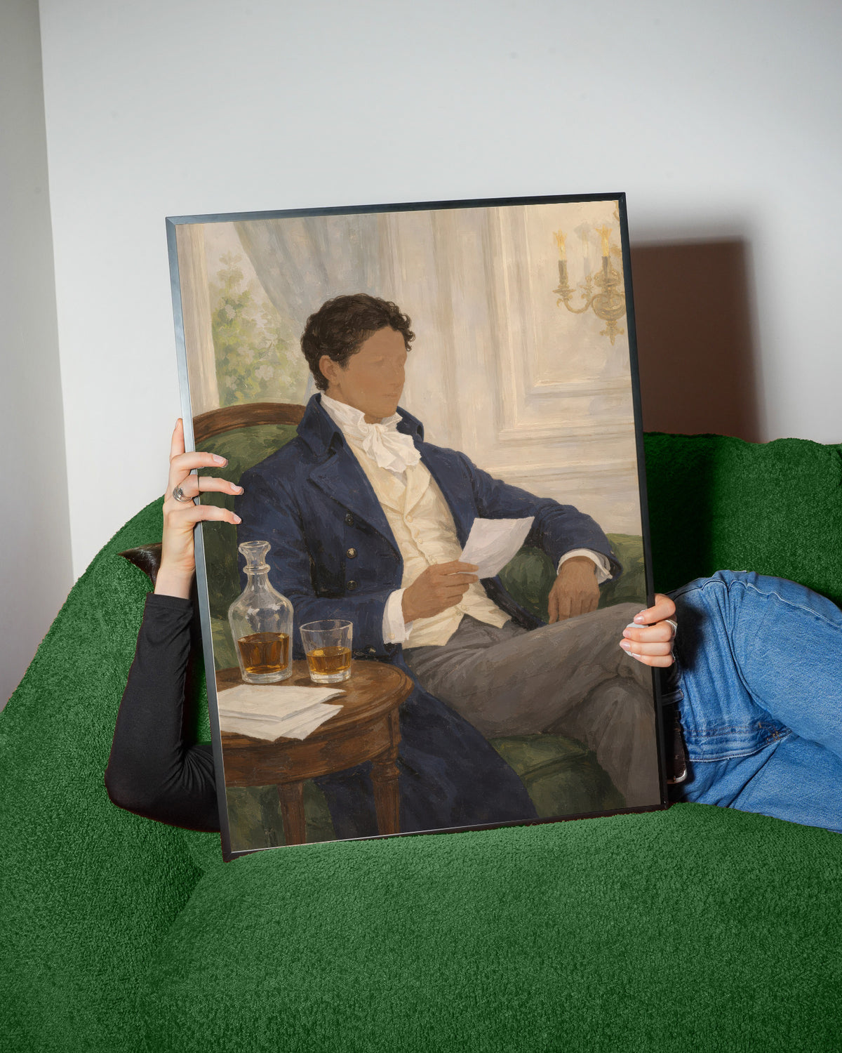 The Gentleman’s Letter - Framed poster detail