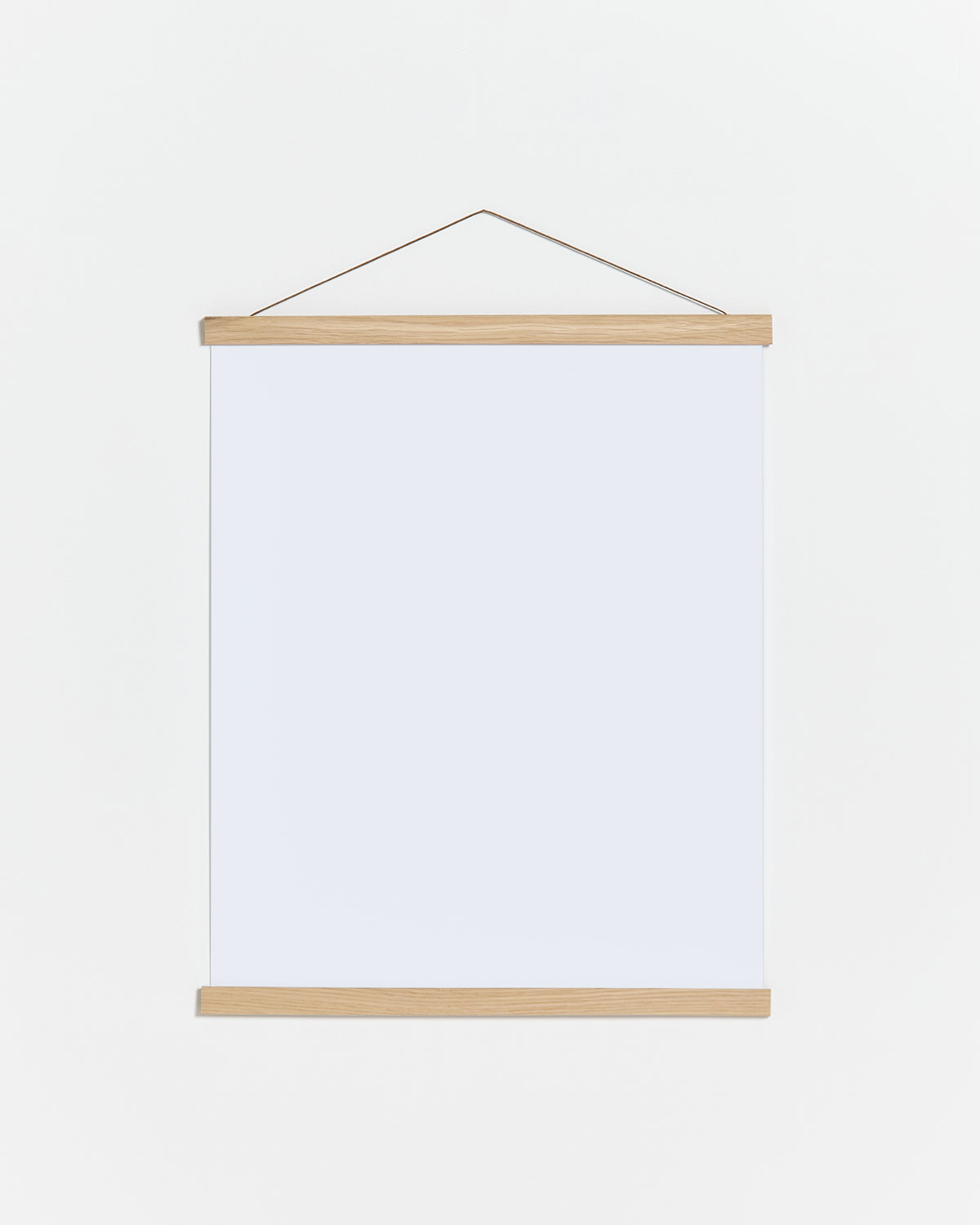 Colgador para póster de 50cm de madera y color roble