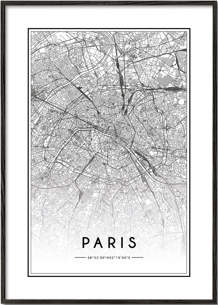 Parijs kaart