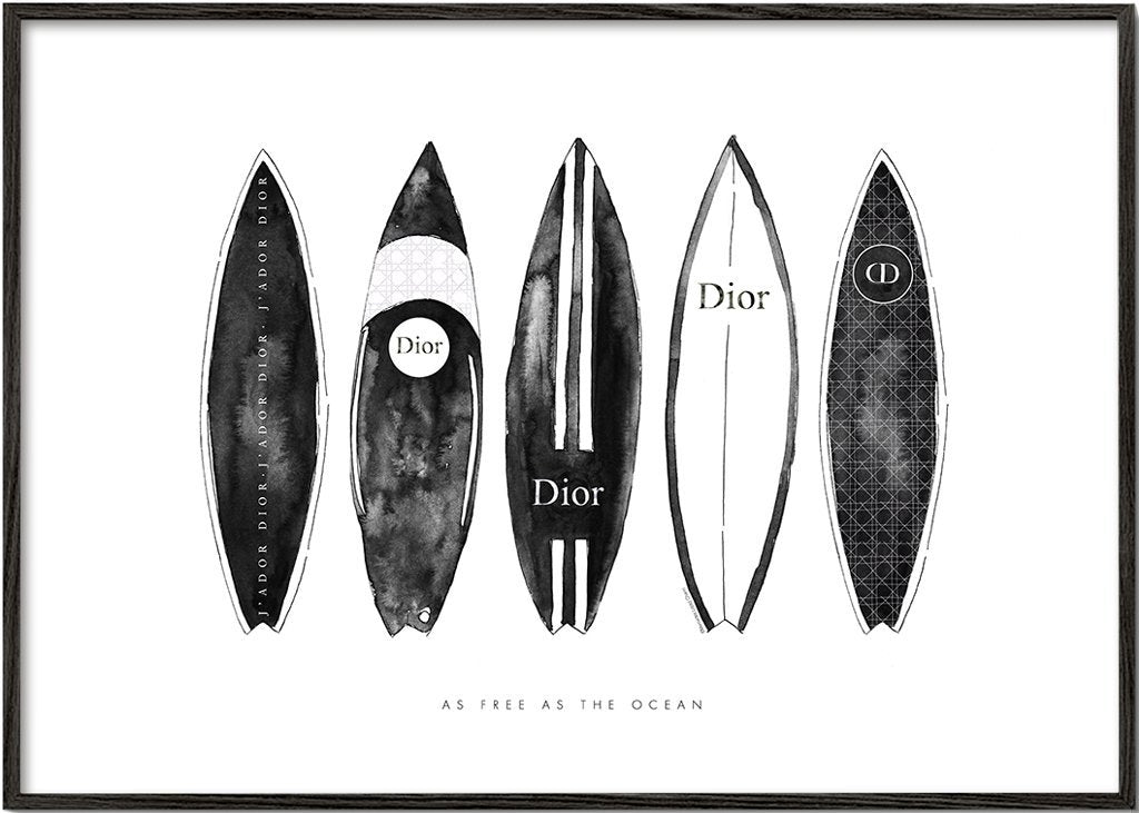 Dior-surfplanken